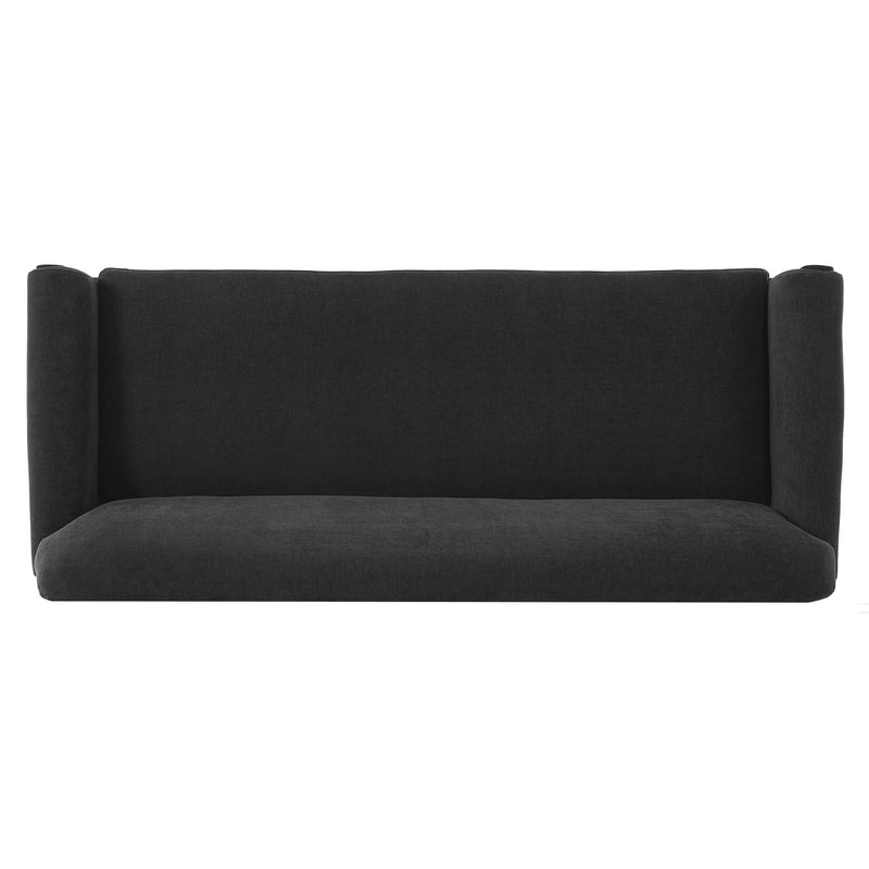 Loveseat Sofa, 2 Seater Couch With Rolled Arms
