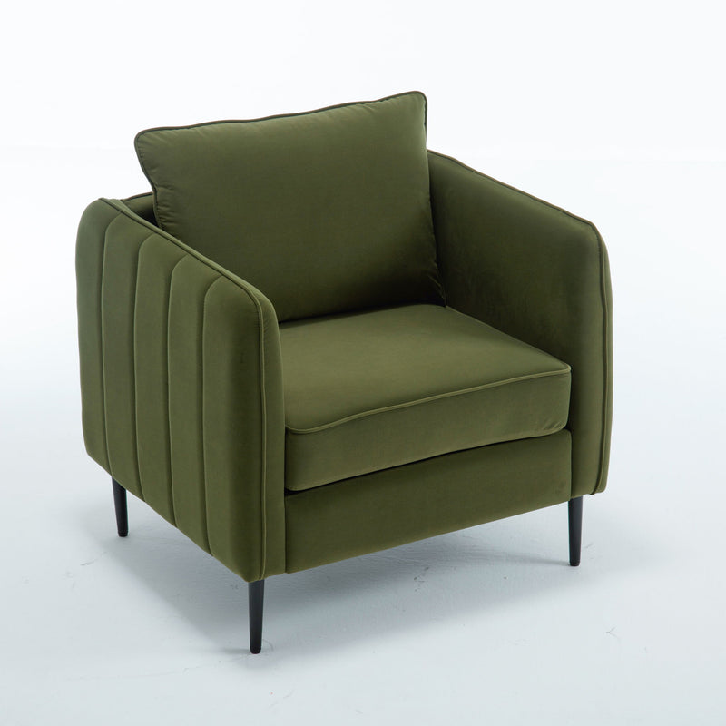 Accent Chair With Pillow For Living Room