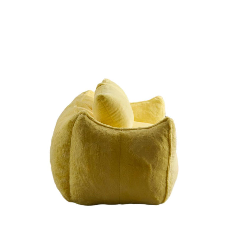 Giant Bean Bag Couch, Ultra Soft Fluffy Loveseat For Living Room