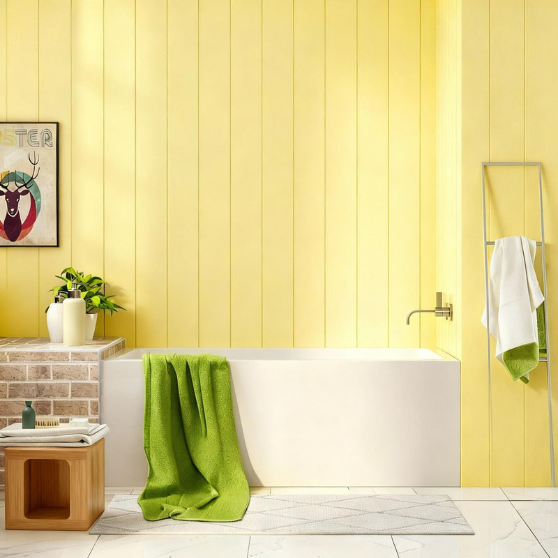 Alcove Soaking Bathtub With Skirt - Back-To-Wall Design, Compact - Glossy White