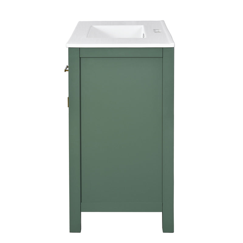 Bathroom Vanity With Sink Combo Set, Modern Bathroom Cabinet With 4 Drawers