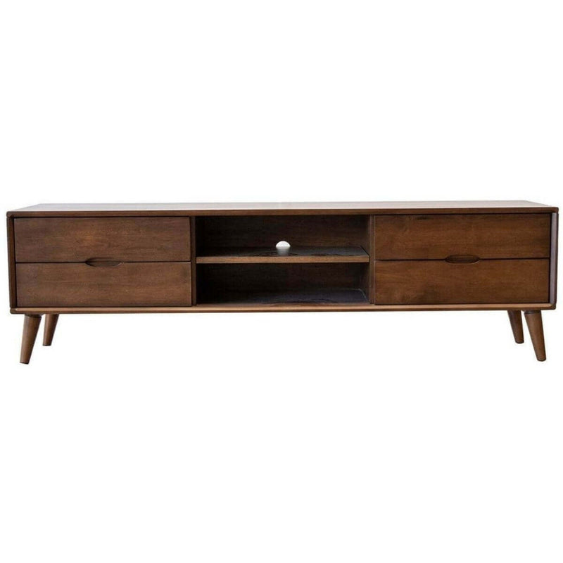 Adrian - TV Stand - Walnut Brown
